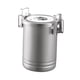 thumbnail image 4 of Olla de camping, olla de vapor, olla para caldo, vaporera, acero inoxidable, fogata, utensilios de cocina, 1L Sin asa, 4 of 7