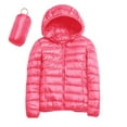 thumbnail image 6 of LIJCC Kid Girl's Packable Puffer Jacket Short Down Coat Full-Zip Hooded Quilted Insulated Warm Winter Coat Lightweight Outerwear for Hiking Travel, 6 of 6