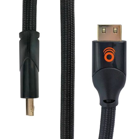 ECHOGEAR 4 ft Braided HDMI Cable - 4k & HDR Compatible With Gold Plated Connections For the Best Picture - Supports HD, 4k, and Ethernet Signals With 120fps Refresh & 48gbps (Best Hd Sdi Cable)