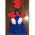 thumbnail image 1 of Disfraz de Super Cosplay para niños, traje de Mari Bros, mameluco de fantasía de Anime para niños y niñas, vestido de manga larga para fiesta de Halloween, disfraz con sombrero, 1 of 4