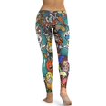 thumbnail image 4 of Cuphead Yoga Pants Women High Waisted Tummy Control Non See-Through Elastic Running Workout Yoga Leggings Pants, 4 of 7