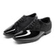 thumbnail image 3 of Zapatos de Vestir de Hombre Bruno Marc, Oxford de Terciopelo y Charol con Cordones, 3 of 7