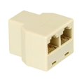 thumbnail image 3 of Répartiteur de Câble RJ45 1 à 2 Répartiteur vers 2 Adaptateurs de Cordon Ethernet pour Maison Bureau, 3 of 8
