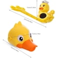 thumbnail image 1 of 2 piezas con forma de pato para lavarse las manos fácilmente, ajustables y perfectas para niños pequeños Juego de extensores de grifo aptos para niños, 1 of 5