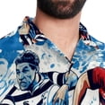 thumbnail image 5 of Football Men's Short Sleeve Shirts, Casual, Printed, Button Down Short, Summer Beach Shirts, Unisex, 5 of 6