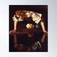 thumbnail image 2 of Narcissus By Caravaggio (1599) Poster Wall Art, Modern Wall Decor For Living Room Bedroom, 12x18 UNFRAMED, 2 of 3