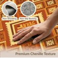 thumbnail image 6 of ODIKA 8'x10' Washable Area Rug Durable, Non-Slip Burnt Boho Fall Halloween Terracotta Vintage Bathroom Orange Flowing Dynamic for Living Room, Under Sectional, Family, 6 of 7