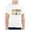 White, variant on Gaexia Children's Fashion Printed Round Neck Short Sleeve Casual T Shirt Top For Back To School Clothes Girls (Pink,6-7 Years)
