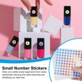 thumbnail image 4 of Uxcell Reflective Round Small Number Stickers, Self Adhesive Laser Consecutive Numbered Stickers Numbers 6, 4 of 7
