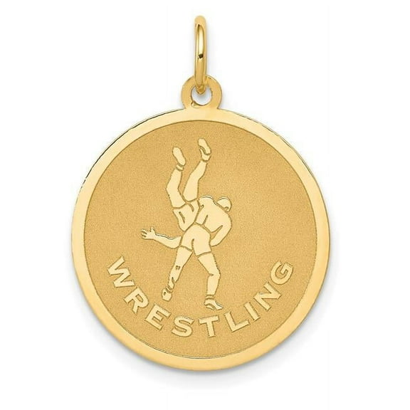 FJC Finejewelers 14k Yellow Gold Wrestling Charm