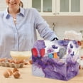 thumbnail image 5 of ZIATUBLES Stand Mixer Cover Waterproof Kitchen Mixer Dust Cover with Adjustable Drawstring Washable Kitchen Appliance Storage Cover for 6-8 Quart Standing Mixer, Butterfly White Violet Yellow Marble, 5 of 7