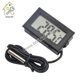 thumbnail image 2 of Fy-10 Mini Lcd Digital Thermometer Aquarium Car Water Bath Temperature Tester Detector Monitor Embedded Temperature Sensor 1m, 2 of 5