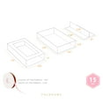 thumbnail image 3 of PACKHOME 15 Pack Macaron Boxes for 12, Pink Macaron Packaging Boxes with Window and Ribbon, 7.2×4×1.9 inches, 3 of 7