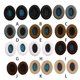 thumbnail image 3 of Almohadillas de cuero Injueey para auriculares montadas en la cabeza reemplazo de orejera transpirable Negro, 3 of 6