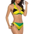 thumbnail image 2 of NICKSUN Women's Bikini Sets, Cute Print Two Piece Bathing Suits Sexy Halter Padded Bikini Swimsuits, 2 of 6