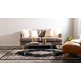 thumbnail image 3 of Unique Loom Tapis de Sol 3128746, 5 x 8 Pieds, Noir/beige, 3 of 6
