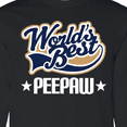thumbnail image 4 of Inktastic Peepaw Grandfather Long Sleeve T-Shirt, 4 of 5