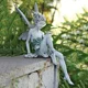 thumbnail image 2 of Estatua de hada de las flores con alas de ángel para decoración de jardín, figura de hada, adornos de jardín, figuras de elfos mágicos sentados Tudor y Turek, decoración de jardín de resina, 2 of 2