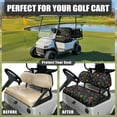 thumbnail image 5 of Psesaysky Golf Cart Seat Covers Universal Fit for Club Car Precedent Ordinary Seat Cushion, Colorful Dog Paw Bone Print Fashion Golf Cart Decorations Soft and Comfortable, Breathable & Easy to Clean, 5 of 8