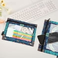 thumbnail image 4 of Ckdifva Mystery Turtle Pencil Pouch 3 Ring Zipper Pencil Case Binder Pockets Clear Top Cosmetic Bag 2 Pack, 4 of 6