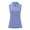 512_Blue, variant on ZHENHONG T Shirts for Women,Plain Stand Up Collar Sleeveless Sports Tennis Tops Casual Henley Neck Blouse,White Women Blouses