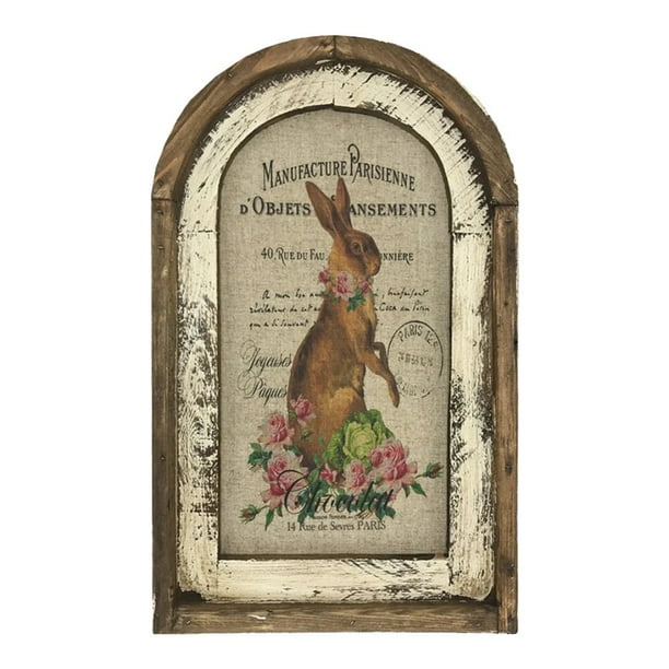 Easter Rabbit Wall Art Paintings Vintage Retro Poster Paintings Cute