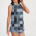 thumbnail image 6 of PNTUTB Women's Printed Sleeveless Round Neck Comfortable Pullover Casual Fashion Tank Tops, 6 of 6