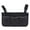Black home items, variant on OEFNTAC Moving Bags for Walker Wheelchair Armrest Side Storage Bags Portable Large Capacity Storage Bag Non-woven Fabric Storage Bag with Extra Zipper for Space Saving 32.5x18cm