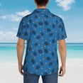 thumbnail image 4 of Honeii Tennis Rackets 1 Print Men’s Hawaiian Shirt,Classic Button-Down Short Sleeve Shirt, for Beach, Vacation, and Outdoor Activities,X-Large, 4 of 7