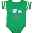 thumbnail image 3 of Inktastic My Great Aunt Whale-y Loves Me Boys or Girls Baby Bodysuit, 3 of 5