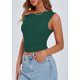 thumbnail image 4 of Remera PRETTYGARDEN 2025 Crop Top Hombros Descubiertos Verde Oscuro S, 4 of 8