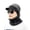 Black, variant on Dyfzdhu Women Men Winter Knit Warm Hats Scarf Dual PurposeHat Ear Protection Windproof Hat Black