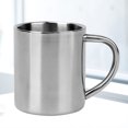 thumbnail image 1 of Taza de doble pared de acero inoxidable para estudiantes, vaso de viaje, taza de té y café, 1 of 7