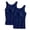 Dark Blue, variant on 2 Pcs Tank Tops with Built in Bras for Women Workout Yoga Shirts Tank Top for Women with Built-in Bra Tank Tops with Built-in Bras Vacation Outfits for Women Womens Loose Tank Tops