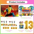 thumbnail image 2 of Invincible Party Supplies Decor 13th Kit Balloons Birthday Cake Topper Banner Backdrop Decorations, 2 of 6