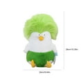 thumbnail image 4 of Comedic Home Accent​​ Silly Chicken Plush Toy with Long Feathers, 18inch Hairy Bird Doll for Prank Gifts, Humorous Home Decor Absurd Humor Toy​​, 4 of 6