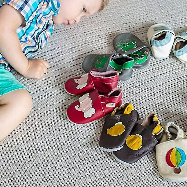 Zapatos Bebé Zapatillas Para Gatear Par De Zapatos De Cuero Para