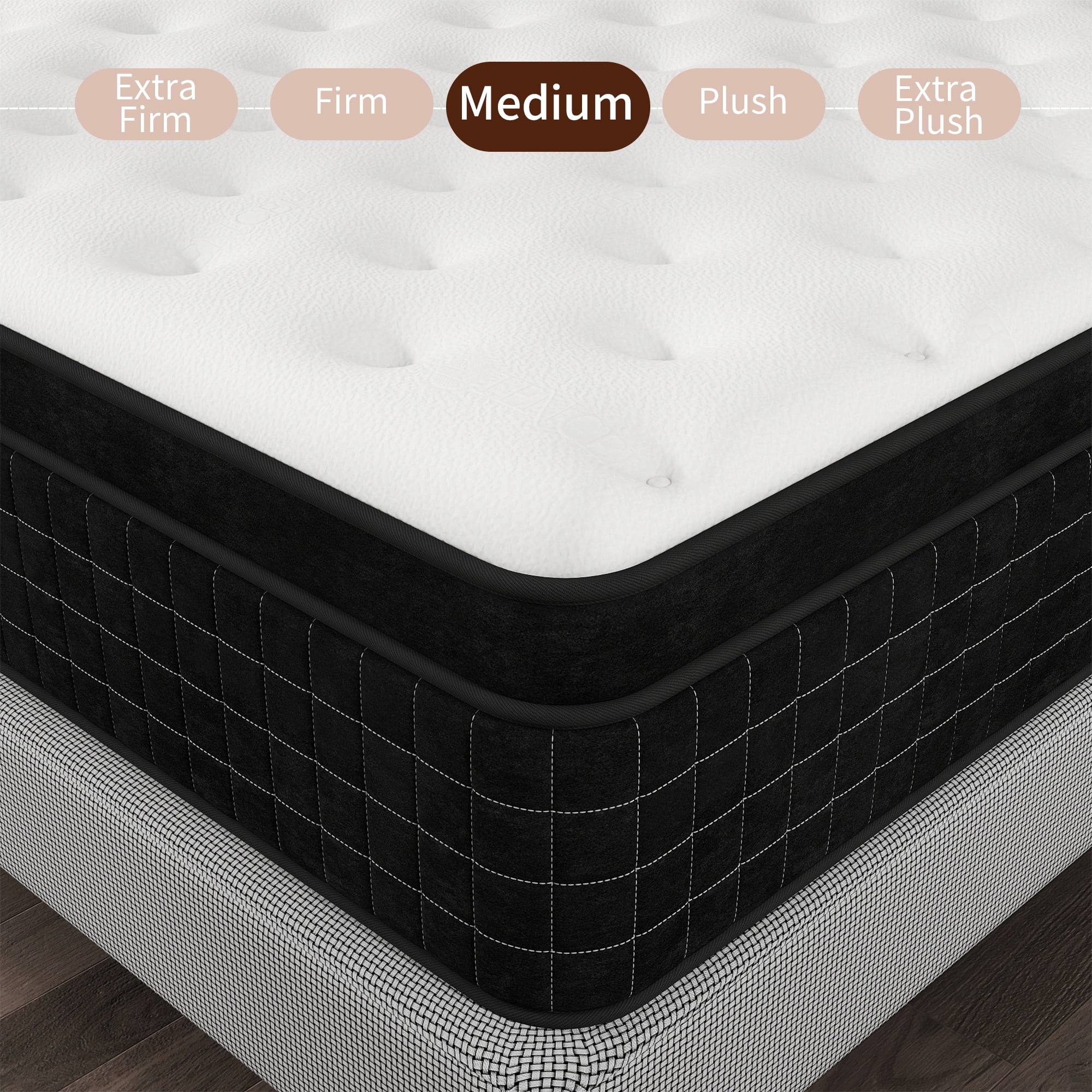 DalisTairy 14" Twin Mattress In A Box Gel Memory Foam And Pocket Spring Hybrid Mattress