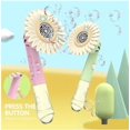 thumbnail image 5 of Jinsinto Bubble Machine Sunflower Shape Handheld Outdoor Toddler With Light 1 Piece Green, 5 of 5