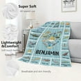 thumbnail image 3 of Shark Custom Name Blanket Gifts for Girls Boys Women - Super Soft Cozy Warm Throw Sheet for Couch Bed Sofa Office Decor All Season 60"x80" for Adult, 3 of 6