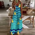 thumbnail image 2 of Ducks Print Design Sleeveless Dress Woman Fashion Long Dresses Women's Summer Suit Dress 2025, 2 of 6
