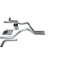 thumbnail image 2 of 96-99 Chevy GMC CK1500 CK2500 2.5" Dual Exhaust No Muffler Side Exit Slash Tips, 2 of 6