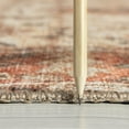 thumbnail image 4 of Traditional 5x7 Area Rug (5'3'' x 7'3'') Persian Cream, Rust Living Room Easy to Clean Machine Washable, 4 of 11