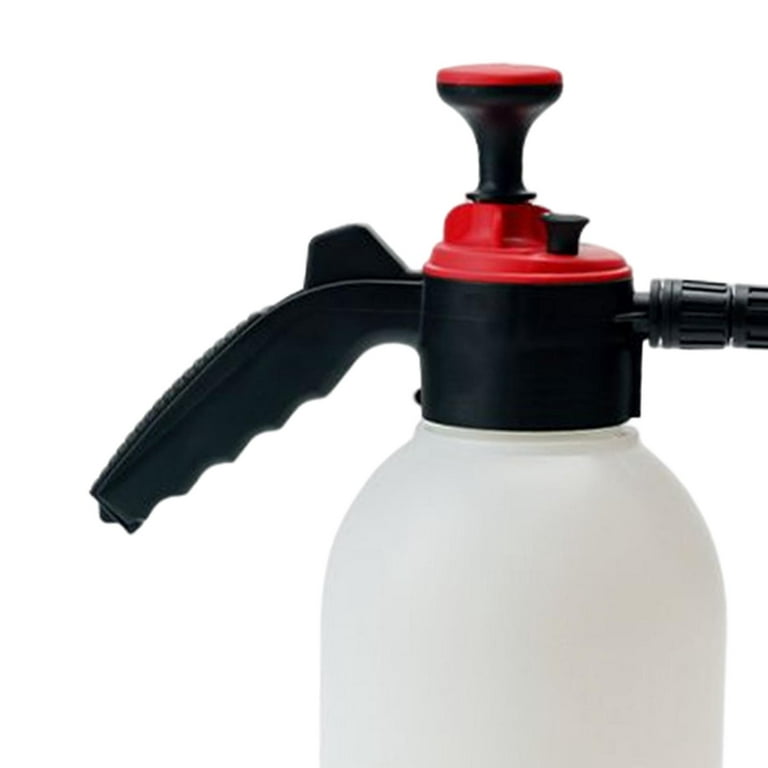 Air Pressure Hand er,Foam Watering Can, Soap Kettle,car Wash Bottle for Car Lawn Windows Yard Cleaning 2.5L, Size: 2.5 Large, Black