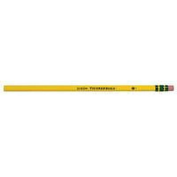 Ticonderoga Pencil, No 2.5 Medium Tip, Yellow, Pack of 12