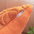 thumbnail image 7 of Oceanwell New Plush 3D Pumpkin Throw Pillows Covers - Fall/Christmas/Thanksgiving Decor, Cozy Textured Cushions for Couch/Bed,F,50X30cm, 7 of 7