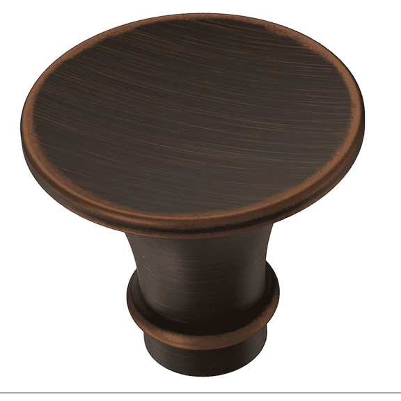 Liberty P43476W-BZM 1 1/8" Flared Edge Cabinet Drawer Knob Matte Bronze
