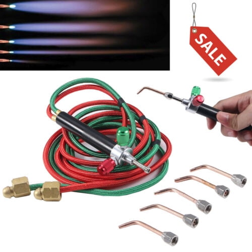 Mini Gas Little Torch Welding Soldering Kit with 5 Tips For Jewelry Jewelers 