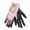 Pink, variant on 3 Pairs Qear Pink Lady Gardening Work Gloves for Men and Women, Latex Rubber Palm Coated, Anti-slip, Abrasion, Snug Fit (Medium)
