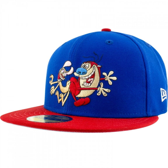 The Ren  and  Stimpy Show New Era 59Fifty Fitted Hat-7 1/2 Fitted
